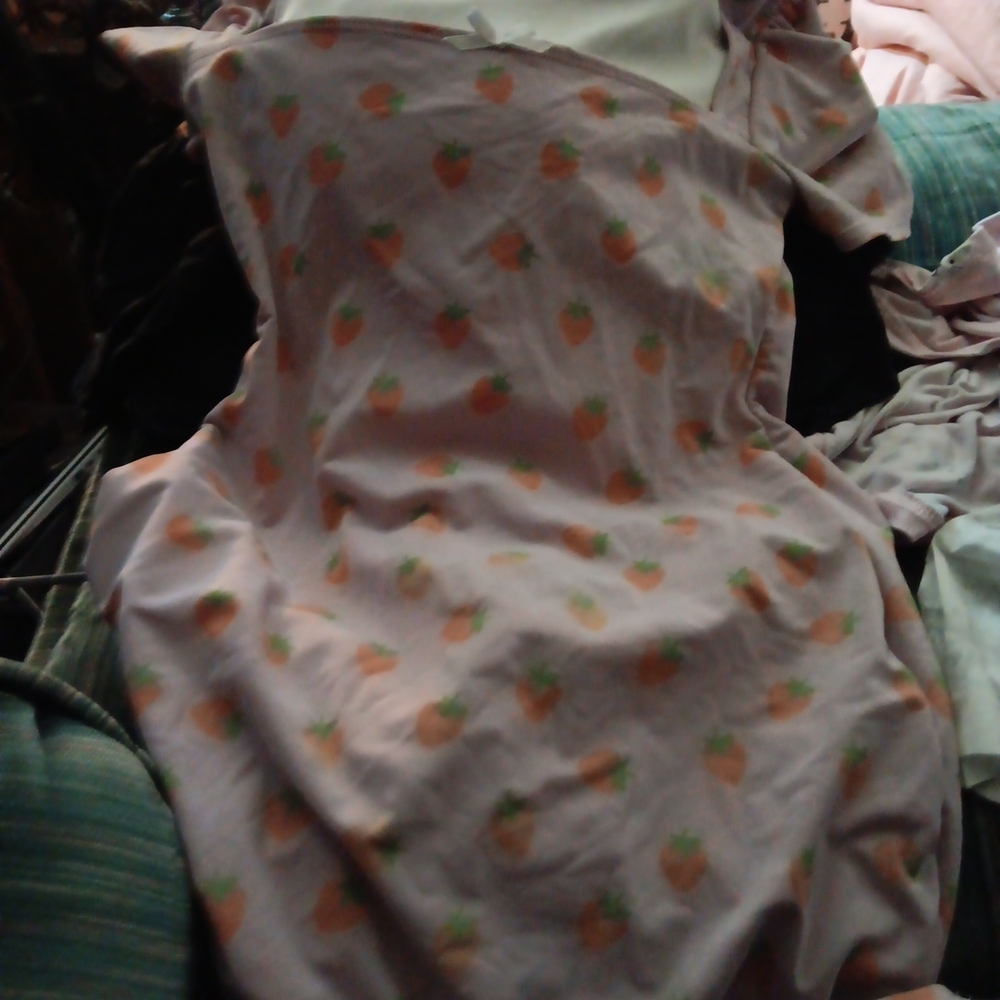 Strawberry Print Itty Bitty Dress